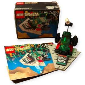 LEGO 6813 Space Police II Galactic Chief 100% Complete Box & Instructions 1993